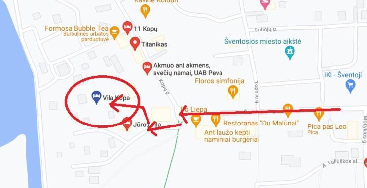 Vila Kopa Šventoji Kültér fotó