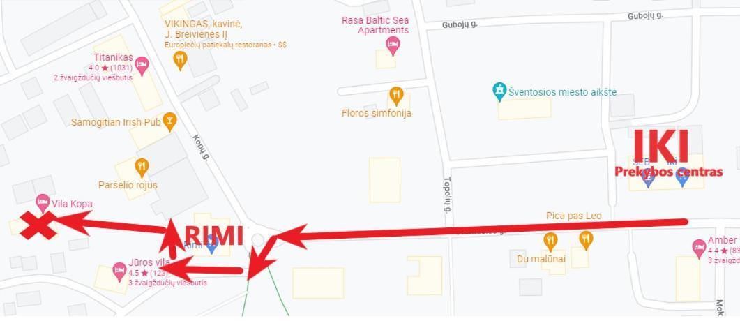 Vila Kopa Šventoji Kültér fotó